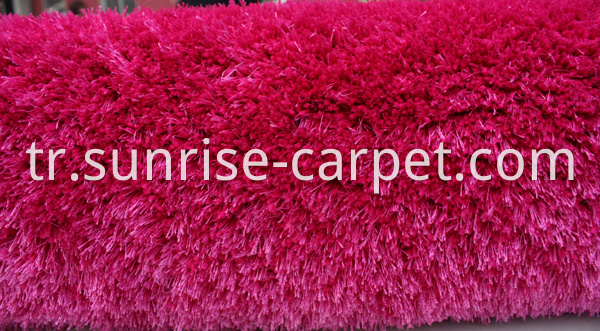 Soft Elastic & Silk Mix Shaggy Rug